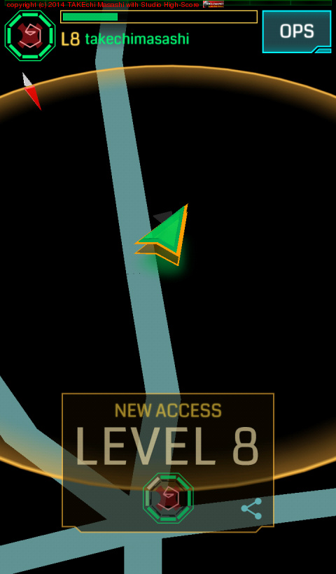 äȰˤʤޤ I've reached level 8 as an #Ingress agent.